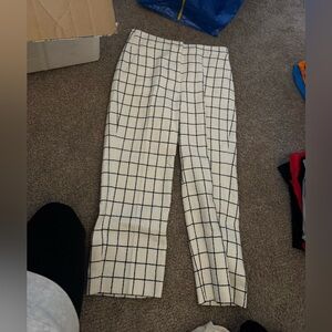 Jcrew women’s White and navy dress Pants